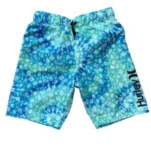 Hurley Boys Swim Shorts on Paisley Blue Print